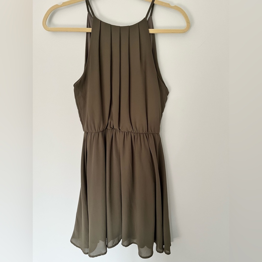 Army Green Lush Blouson dress size XS